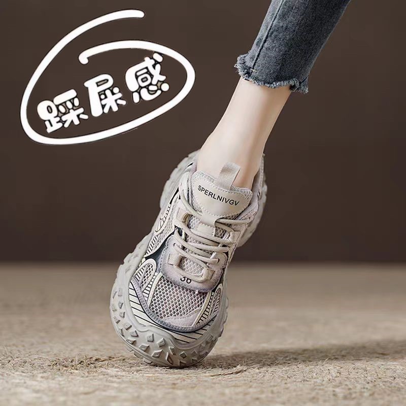 达夫妮女鞋厚底增高运动老爹鞋子