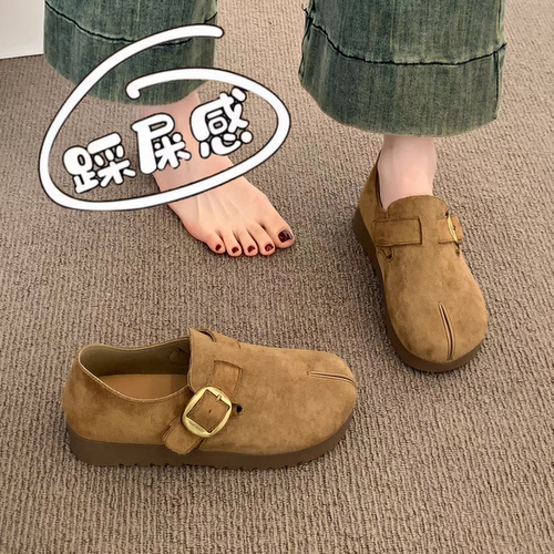【巨好看】复古全包乐福勃肯单鞋