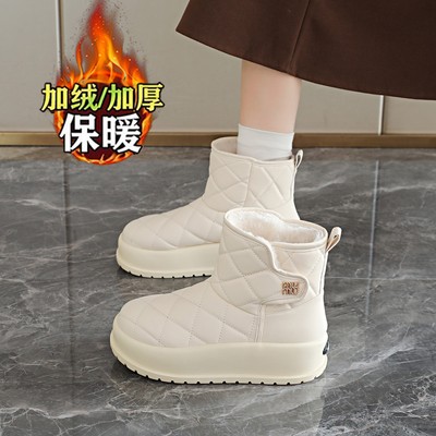 【1万+人种草】雪地靴女面包棉鞋