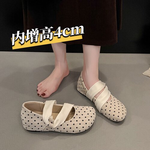 【巨好看】内增高玛丽珍芭蕾单鞋
