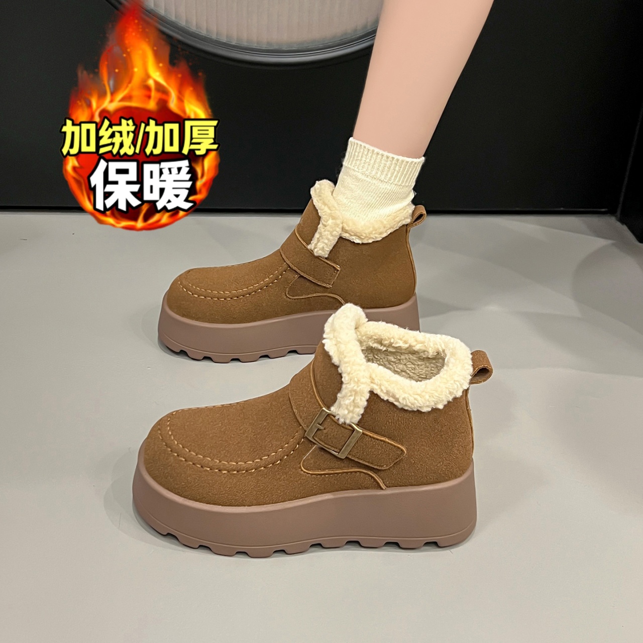 【好物推荐】巨舒适！加绒勃肯鞋