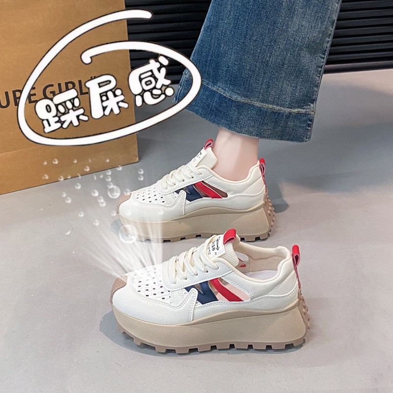 达夫妮镂空厚底老爹鞋女运动凉鞋