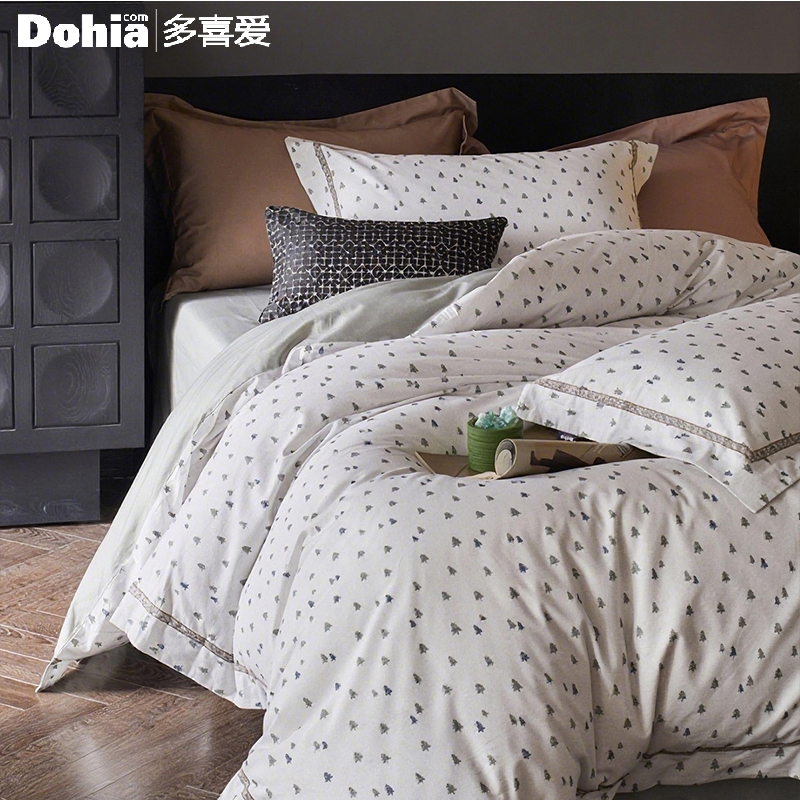 多喜爱50支全棉磨毛轻奢套件舒适