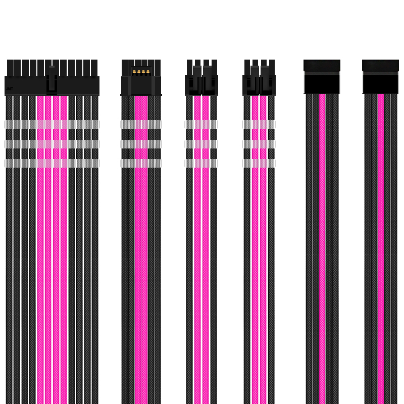安钛克Antec系列ATX3全模组电源40/50显卡12+4P主板CPU编织定制线