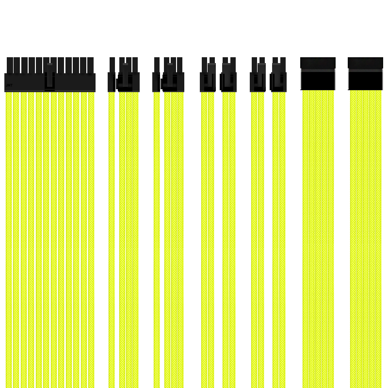 1000 750 1250W电源编织网定制线主板显卡CPU 650 先马24K金牌550