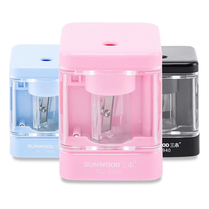 Sunwood三木 5940电动削笔机 儿童削铅笔刀 素描美术生刨笔机