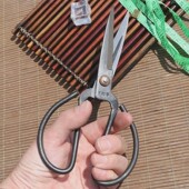 槽口锰钢剪刀 剪刀老式 裁缝 厨房 黑剪子 正品 办公经典 王麻子经典