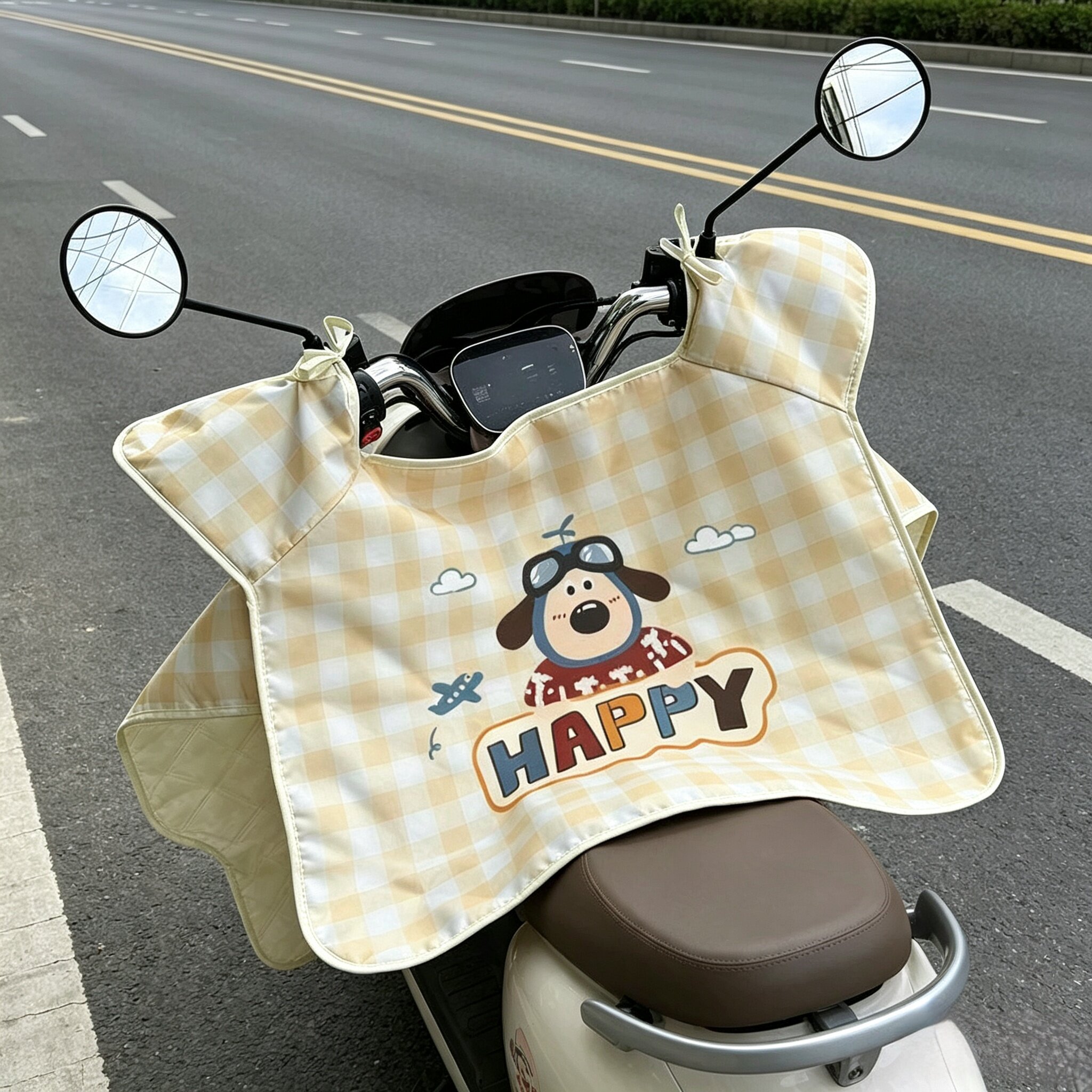 电动车挡风被夏季薄款防晒防风罩电动车挡风被