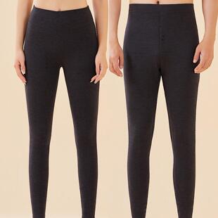 100元3条舒佳优品秋裤310女士线裤发热羊绒蛋白护膝保暖绒裤男309