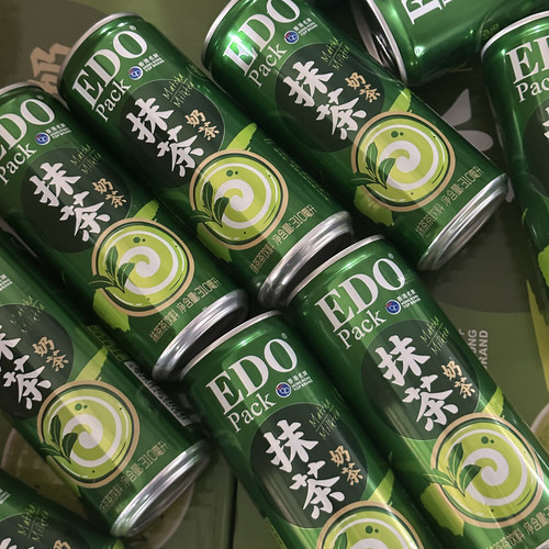 可加热EDO新包装抹茶奶茶饮料