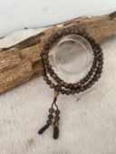 正品 060708mm天然奇楠沉香多圈念珠文玩手串项链花果香凉韵108颗