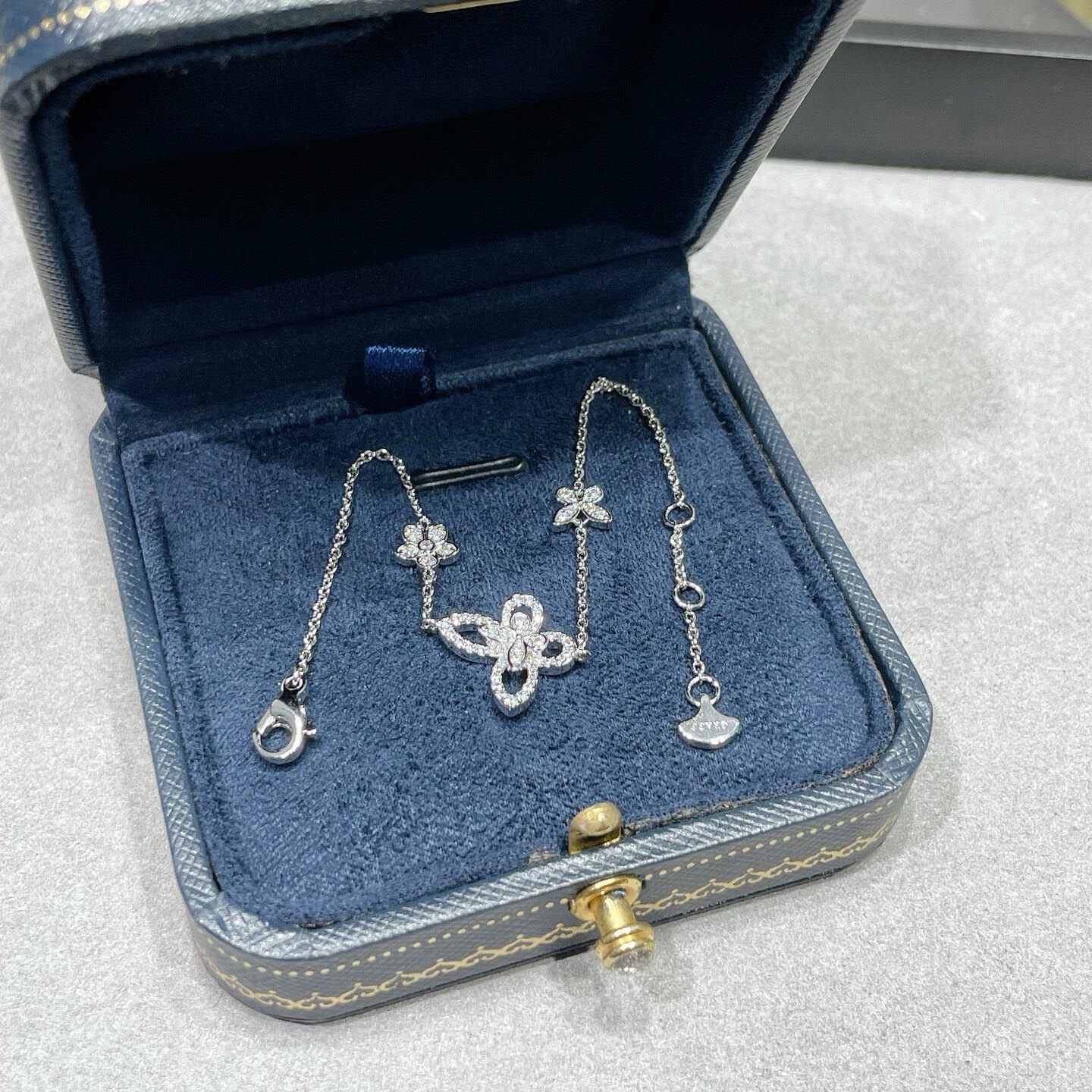 新款蝶恋花手链s925纯银2026新款