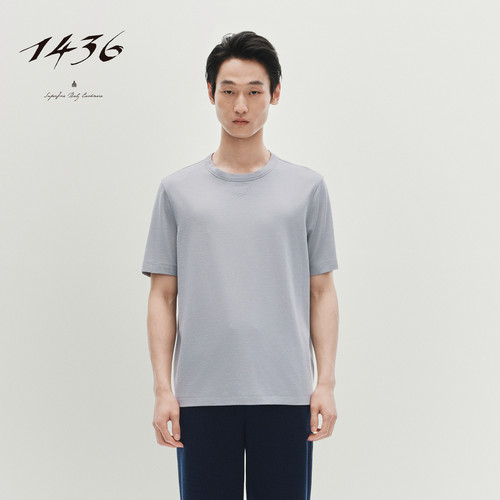 1436Travel Shell系列系列2026春夏圆领短袖男士T恤