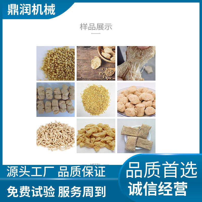 植物素肉加工设备 多功能拉丝蛋白生产线 大豆素肉用挤压膨化机