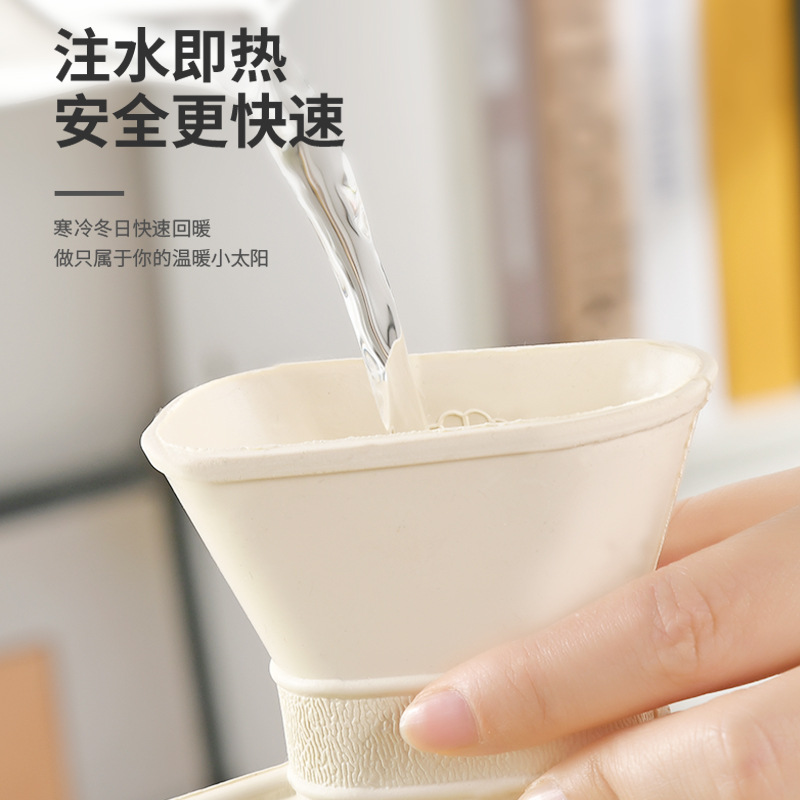 新款毛绒热水袋防爆注水学生暖水手袋可爱暖手宝包袋