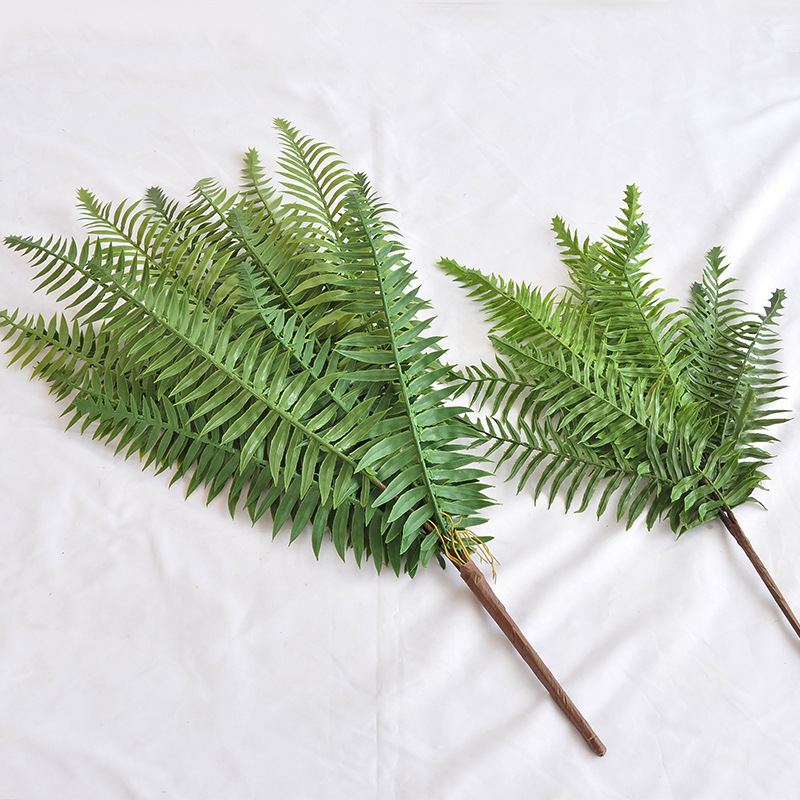 仿真绿植小把束配草手感软胶蕨类仿真植物工程场景装饰假绿植造景