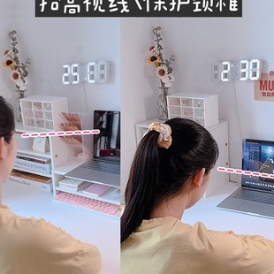 ins学生好物书桌置物架桌上书架 电脑增高架桌面收纳架子宿舍