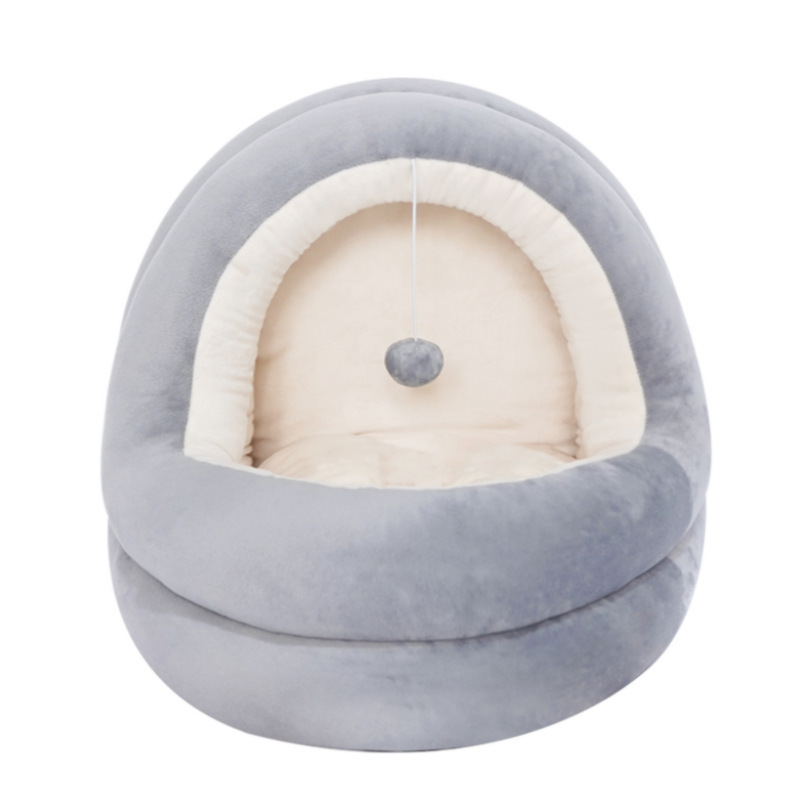 可爱蒙古包猫窝半封闭式可拆洗冬季宠物用品宠物窝小型猫窝