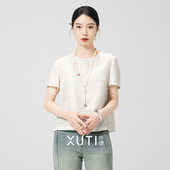 玉涴 桑蚕丝t恤上衣女装 夏季 序缇质造 新款 国风新中式 H18 6295