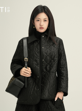 序缇质造『烟笼寒水』100%绵羊毛填充 100%桑蚕丝外套女H79-25713