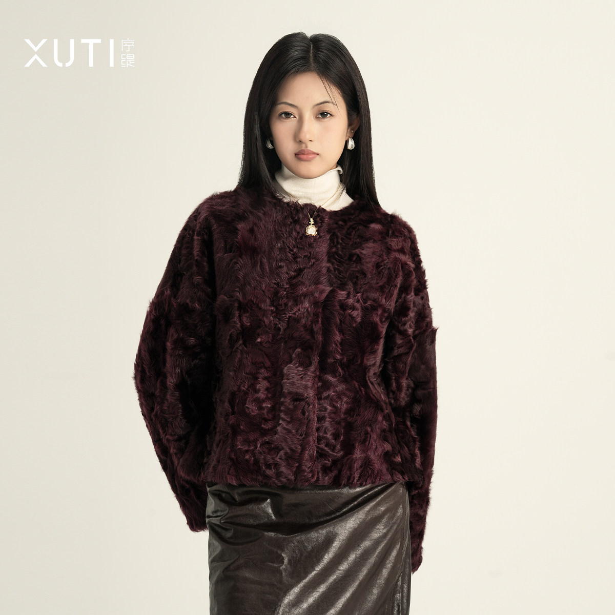 序缇质造『画报女郎』100%羊毛 小胡羊皮草外套女冬季H270-26085,女装/女士精品,皮草,淘宝优惠券,粉丝福利购,淘宝优惠卷