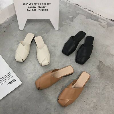 包头平底拖鞋女夏季新款时尚外