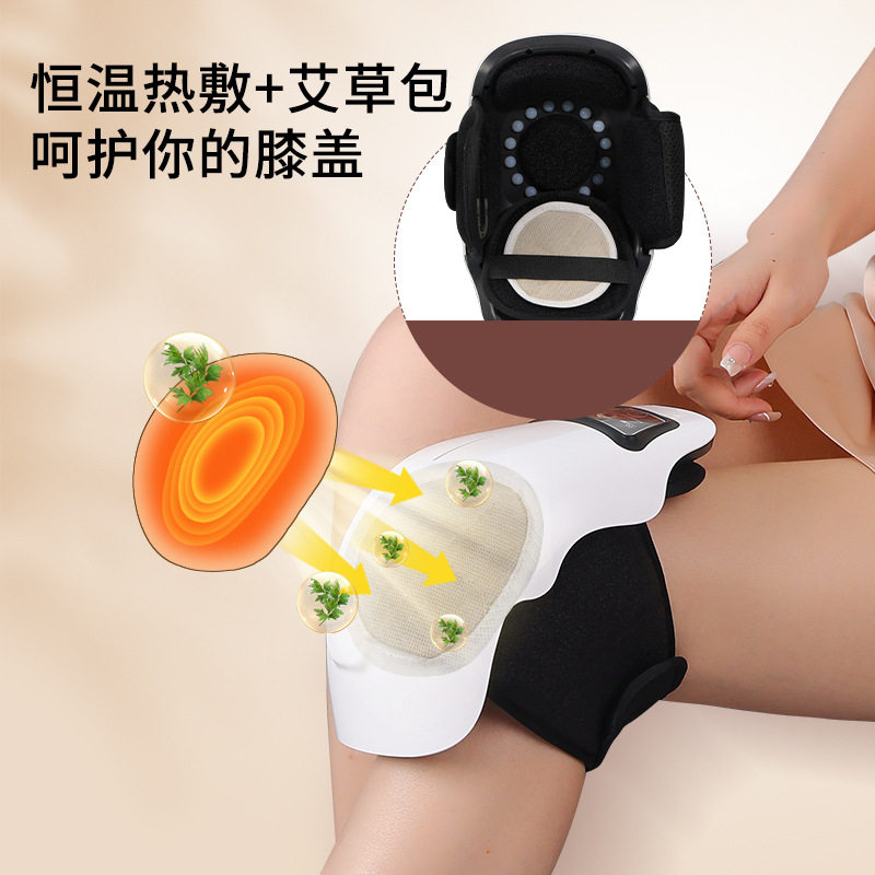 艾草发热膝盖热敷关节疼