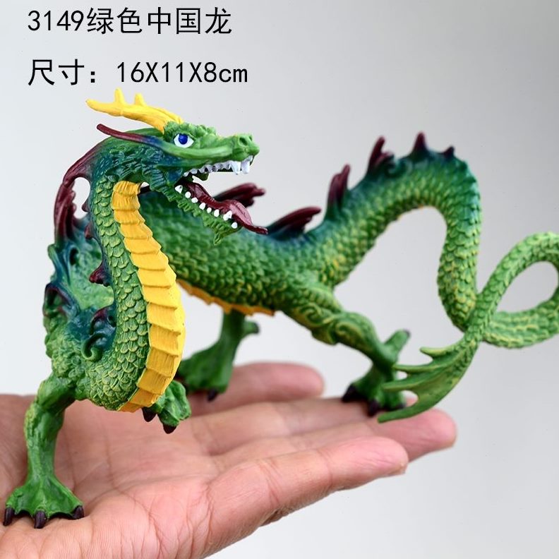青龙神兽家居摆件手办龙神五模型仿真动物模型儿童肖生龙中国玩具