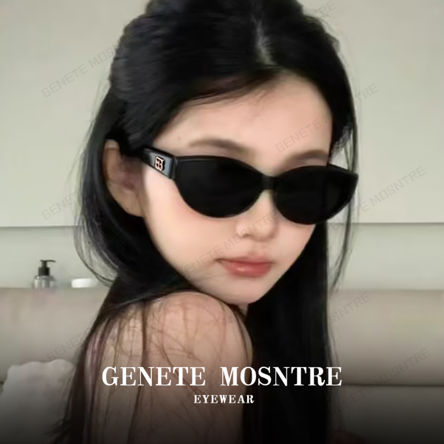 gm窄框墨镜女适合小脸防紫外线潮