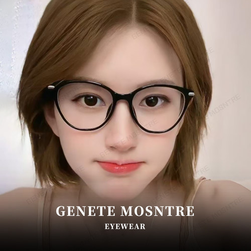 赵露思直播同款近视眼镜女可配度