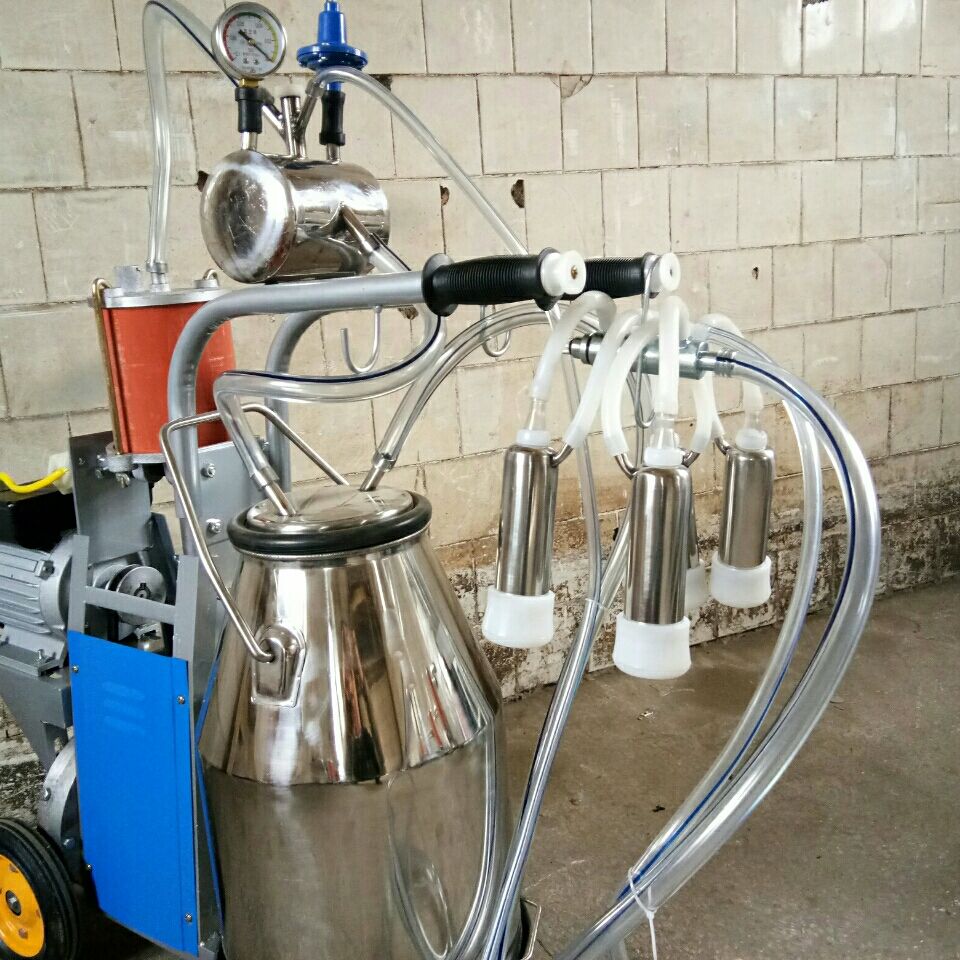 奶牛奶羊活塞式挤奶机厂家直销质优可靠及各种配件