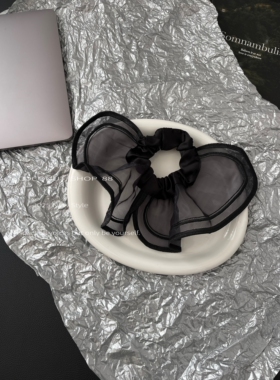 COCONUT 韩国ins风超仙裙摆扇形发圈新款春夏气质头花扎马尾发饰