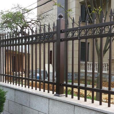 镀锌钢护栏铁艺围栏庭院花园户外围墙别墅铝合金院墙防护栏杆栅栏