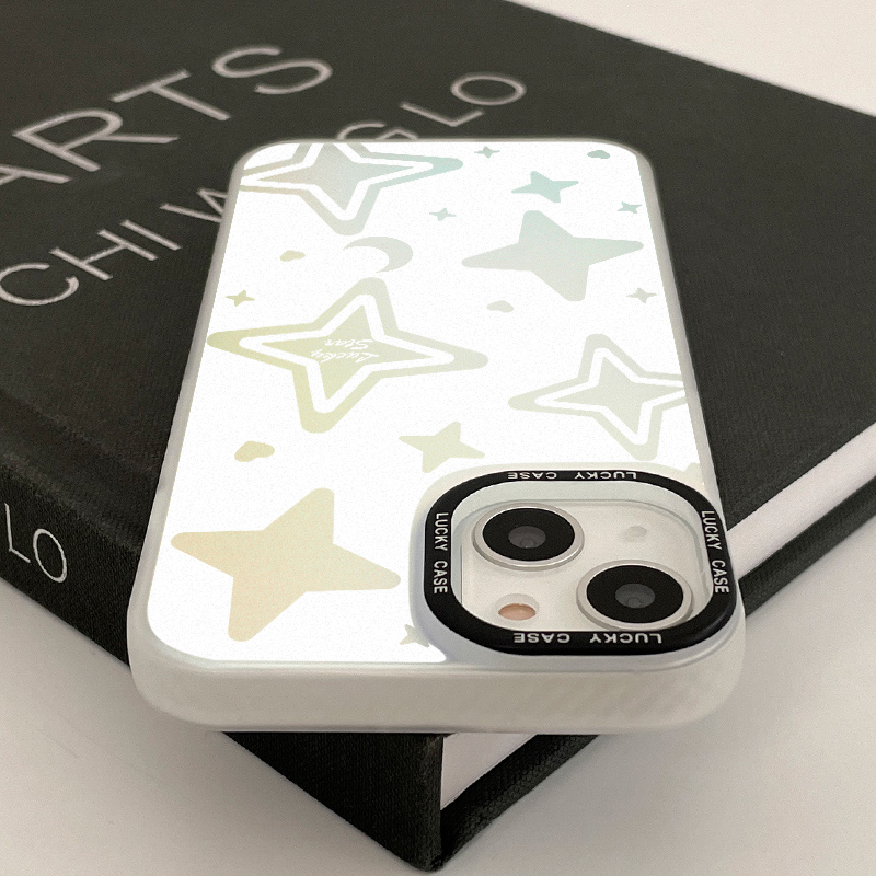 满屏白色四角星LUCKYSTAR