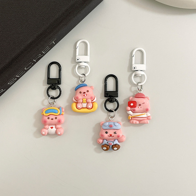 【同品类已售1W+单】粉海狸日常装扮少女手机小挂件新款礼物配饰挂饰闺蜜饰品包包钥匙扣垫片挂绳小东西