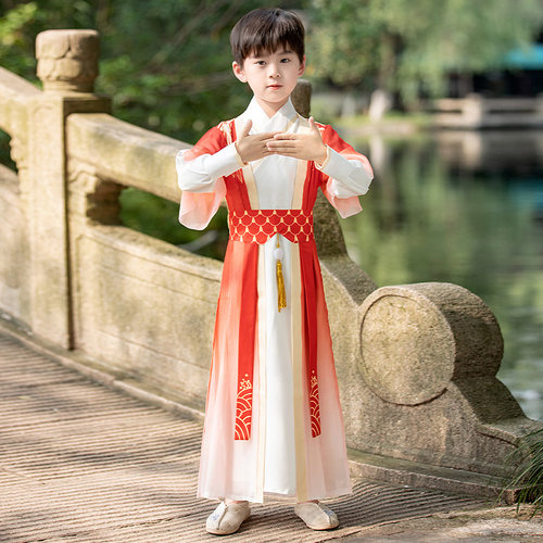 汉服男童2024新款儿童
