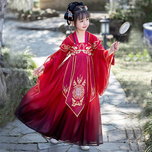2026新款儿童汉服女童古装中国风