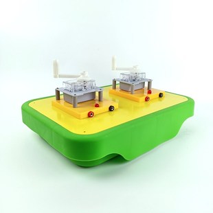 手摇发电 电动机与发电机 电能和机械能的转换科技活动室器材仪器