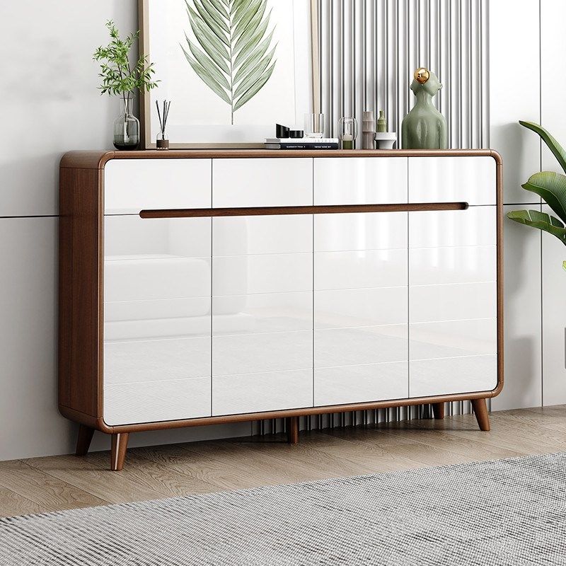 新中式家用简约鞋柜客厅门口玄关柜入户2024新款爆款实木隔断柜子,住宅家具,鞋柜,淘宝优惠券,粉丝福利购,淘宝优惠卷