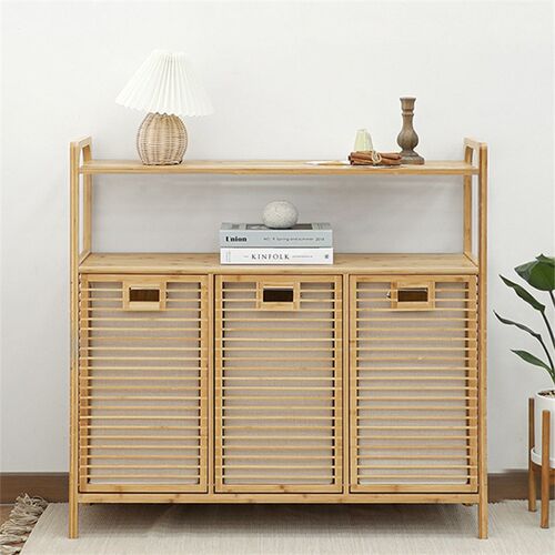 脏衣篓高颜值家用洗衣篮置物架脏衣服收纳抽屉双层分类脏衣篮高级