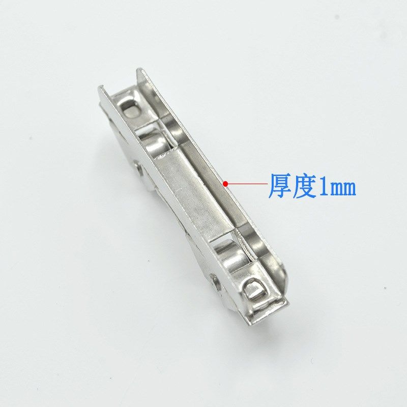 夹6mm玻璃滑轮推m拉移门轮子展示柜门滑轮手机柜台轮子轨道可夹8