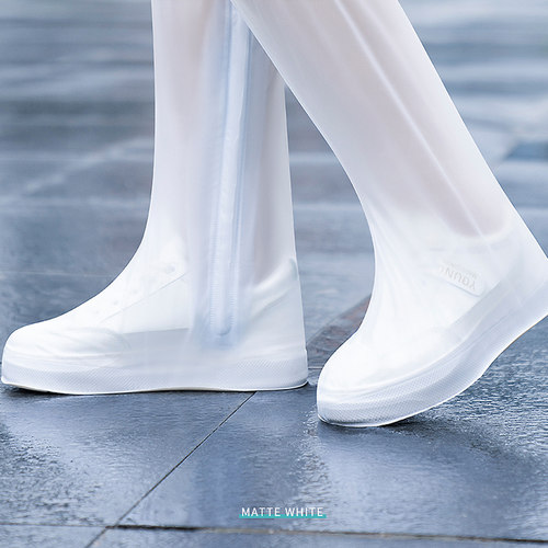 雨鞋男女鞋套秋冬防水外穿防滑加厚耐磨雨靴高筒雨天防雪成人儿童