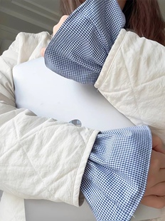 日式袖套羽绒服专用袖套女上班耐脏服防脏神器护袖保暖套袖袖筒