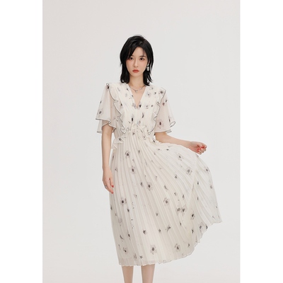 NANA直播胶囊系列百褶裙X2206117LY2GH X2206024LY2GH显瘦拼接