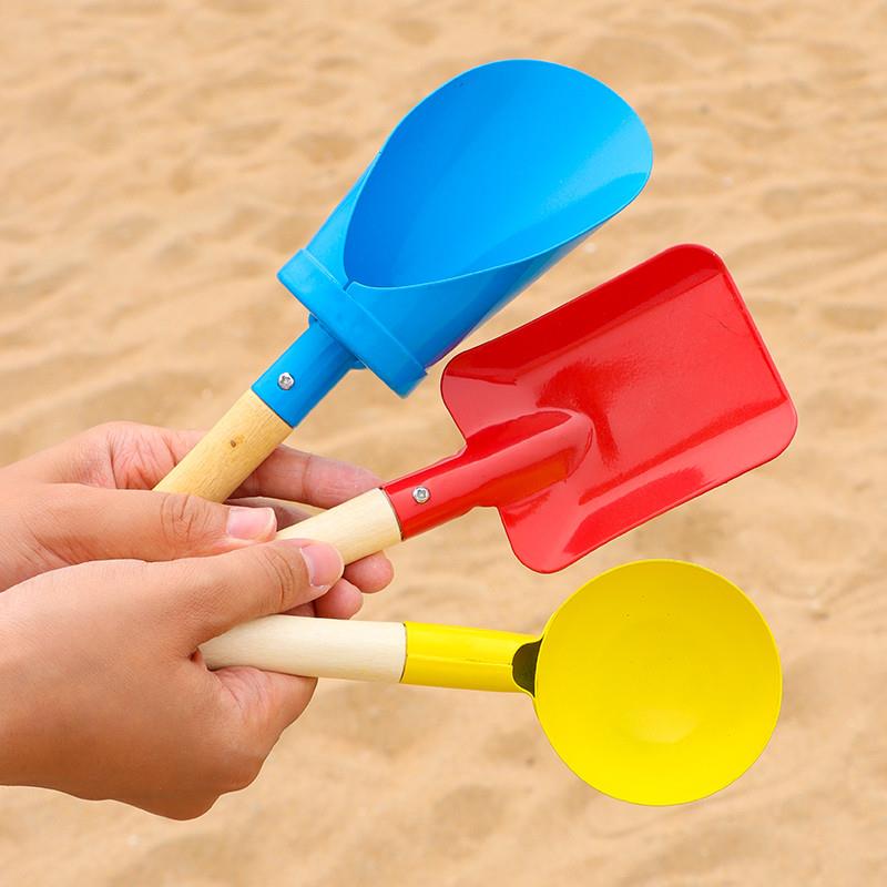 儿童铲子户外挖沙工具玩具赶海套装沙滩铁锹小耙子幼儿园种植园艺