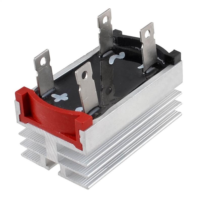 带散热器 整流桥堆QL50A1000V QL50-10 方形桥式整流桥QL50A