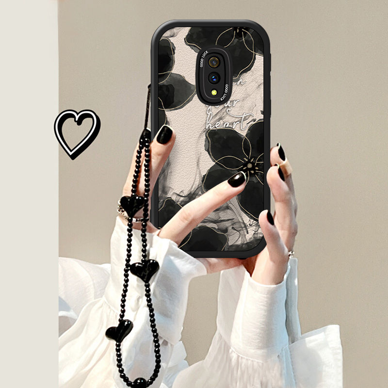 oppok3硅胶水墨花手机壳