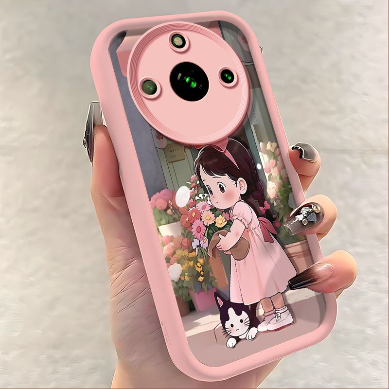 真我11硅胶全包防摔手机壳卡通