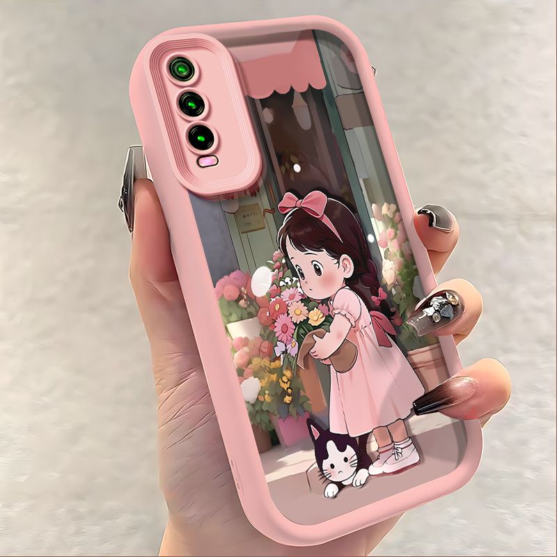 iQOOU1硅胶全包防摔手机壳卡通