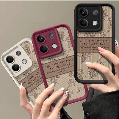 红米NOTE13硅胶全包手机壳复古
